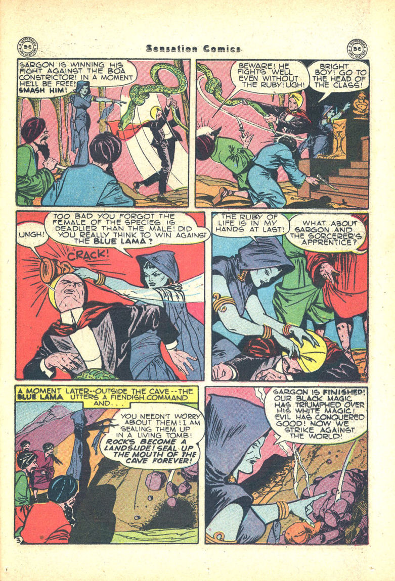 Read online Sensation (Mystery) Comics comic -  Issue #68 - 35