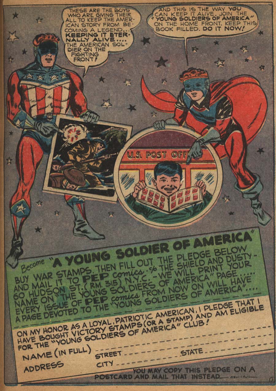 Read online Pep Comics comic -  Issue #29 - 65