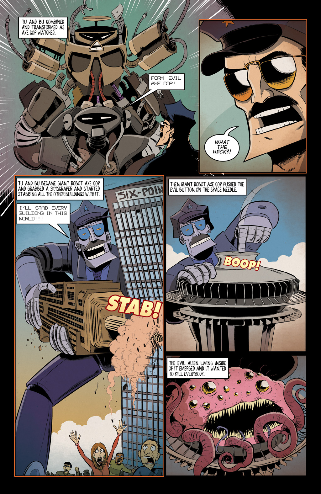 Read online Axe Cop: President of the World comic -  Issue #2 - 9
