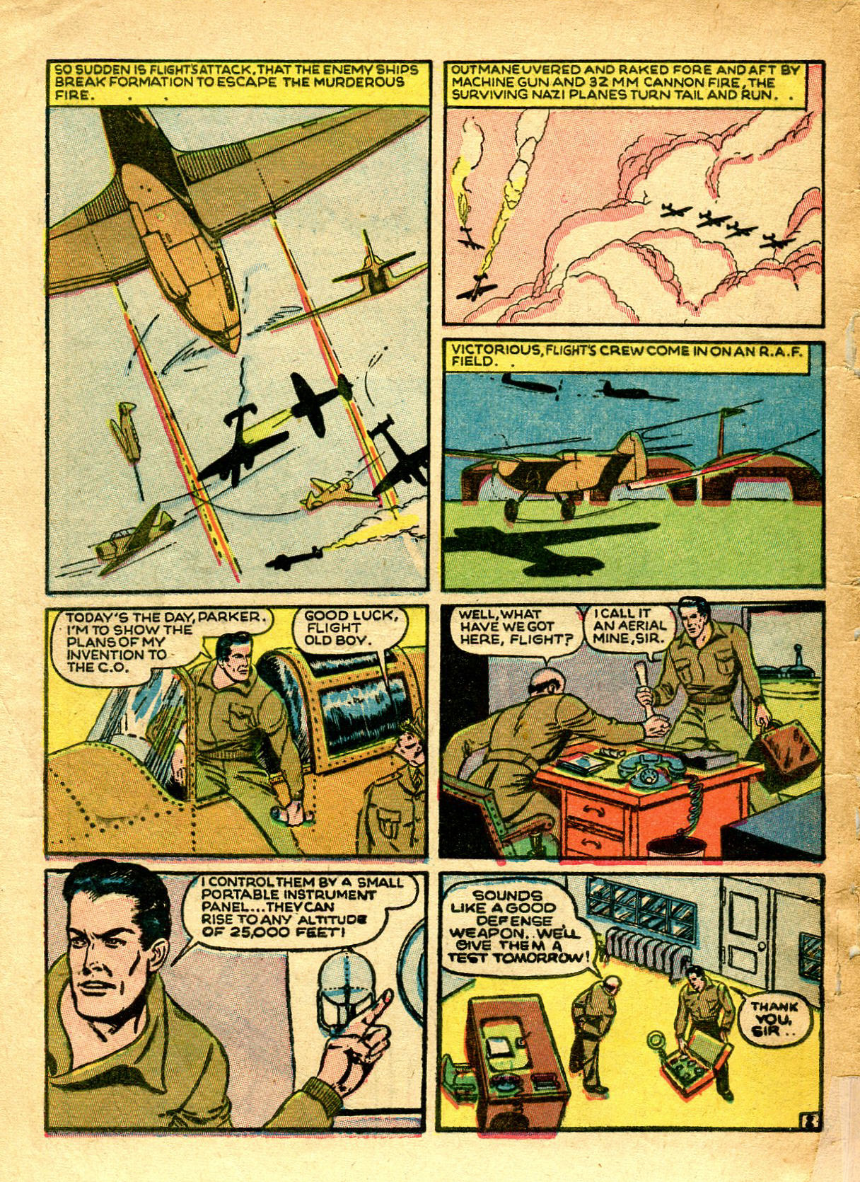 Read online Captain Flight Comics comic -  Issue #8 - 4