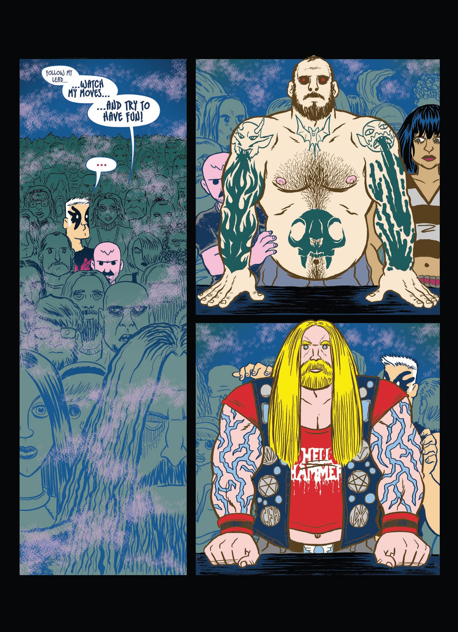 Read online Wuvable Oaf: Blood & Metal comic -  Issue # TPB - 24