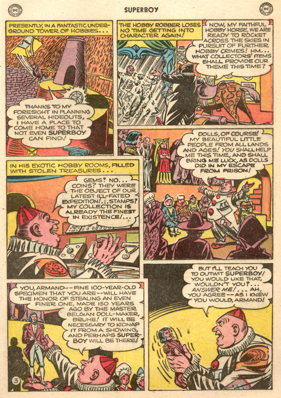 Read online Superboy (1949) comic -  Issue #7 - 16