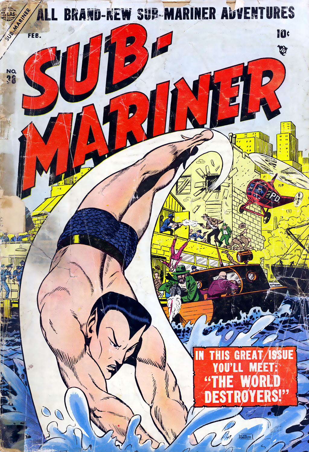 Read online Sub-Mariner Comics comic -  Issue #38 - 2