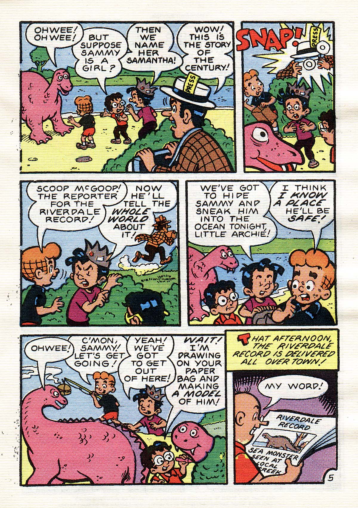 Read online Little Archie Comics Digest Magazine comic -  Issue #44 - 6