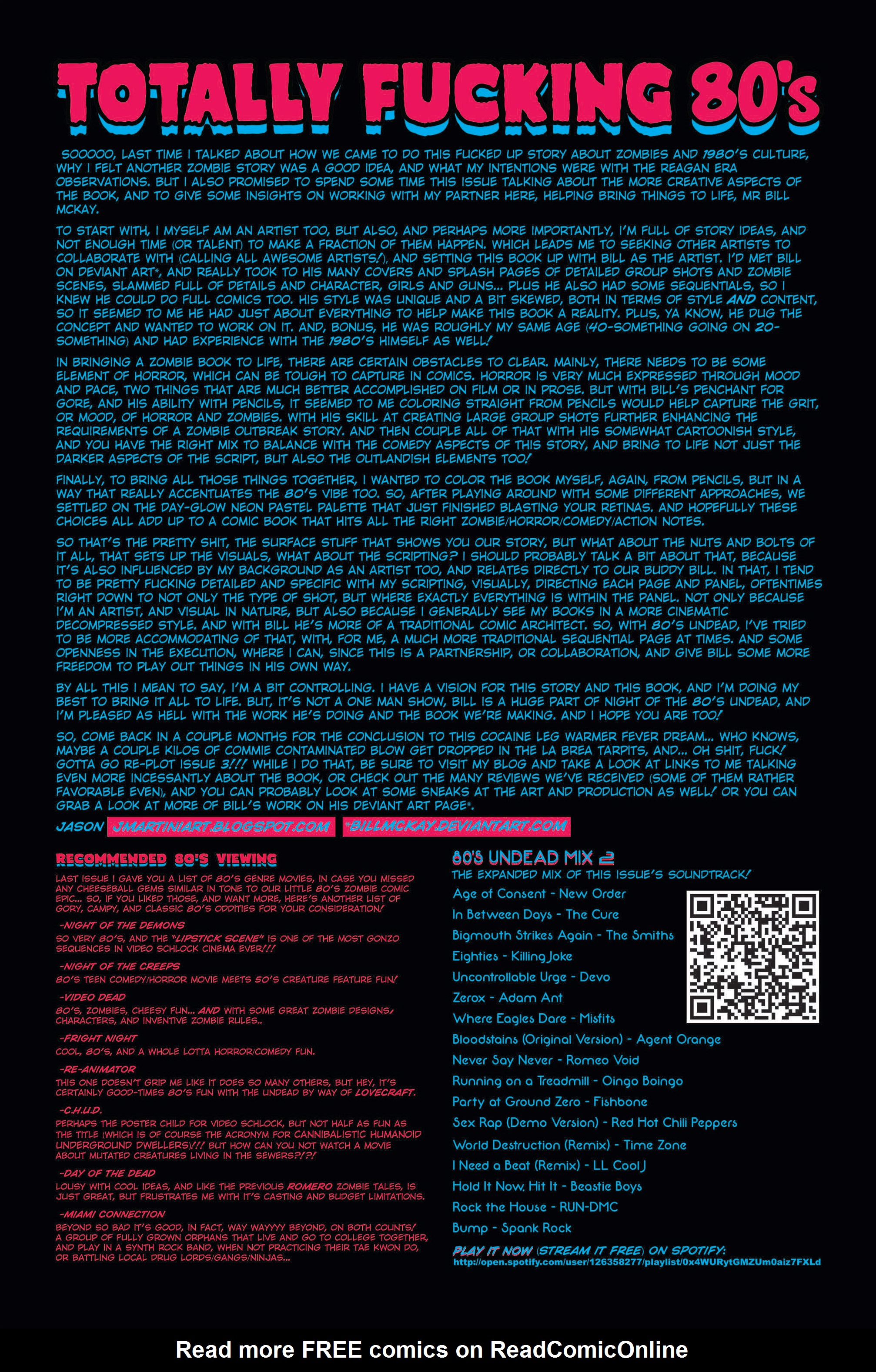 Read online Night of the 80's Undead comic -  Issue # TPB - 60