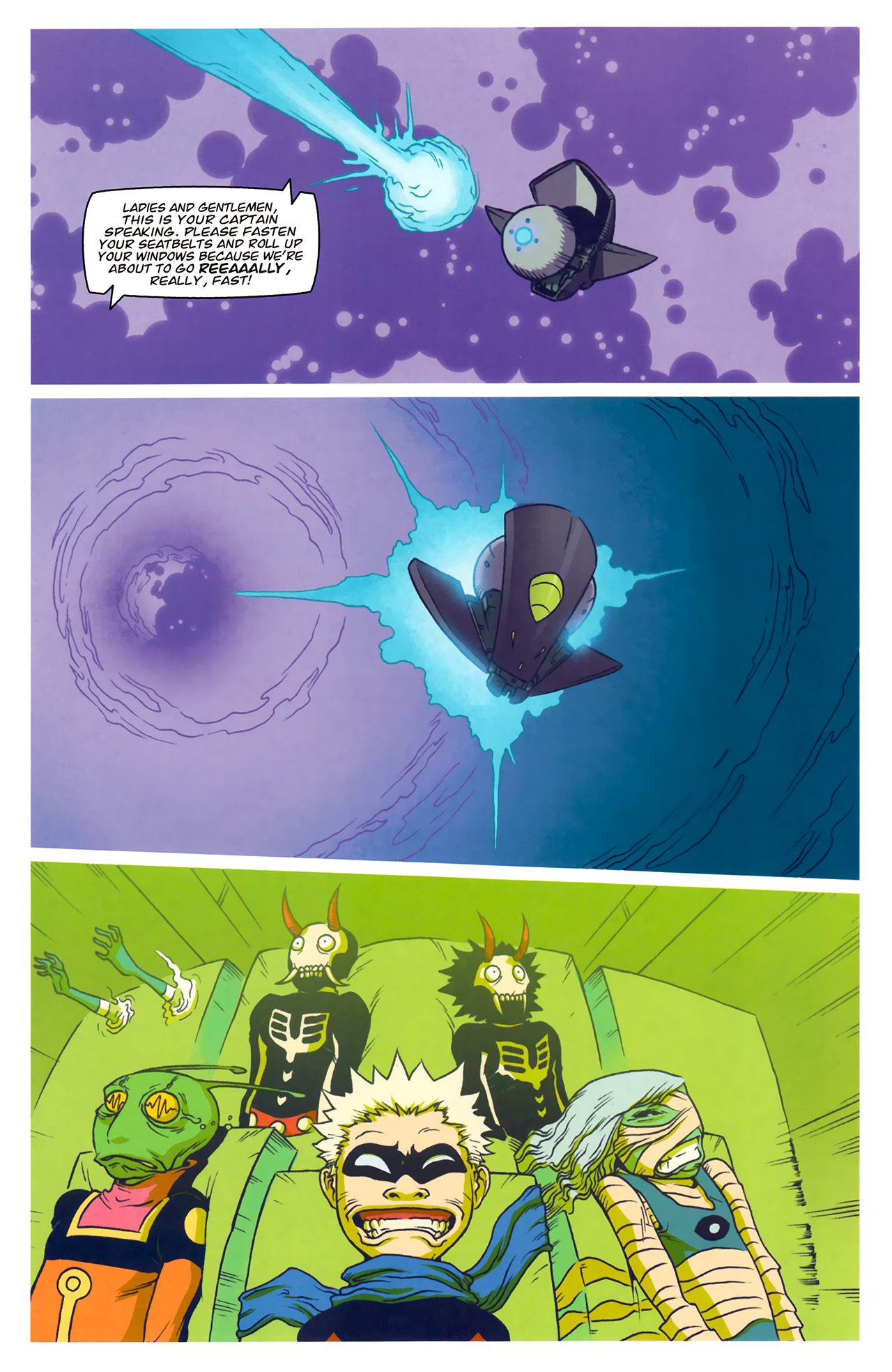 Read online Gladstone's School for World Conquerors (2011) comic -  Issue #5 - 18