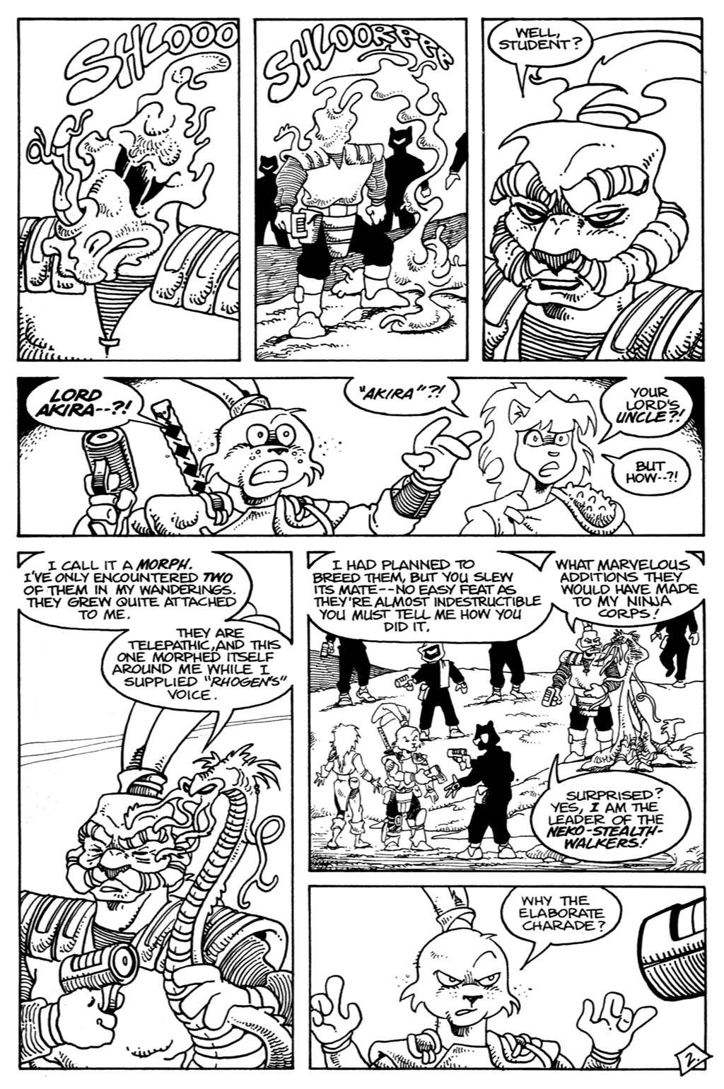 Read online Space Usagi comic -  Issue #3 - 4