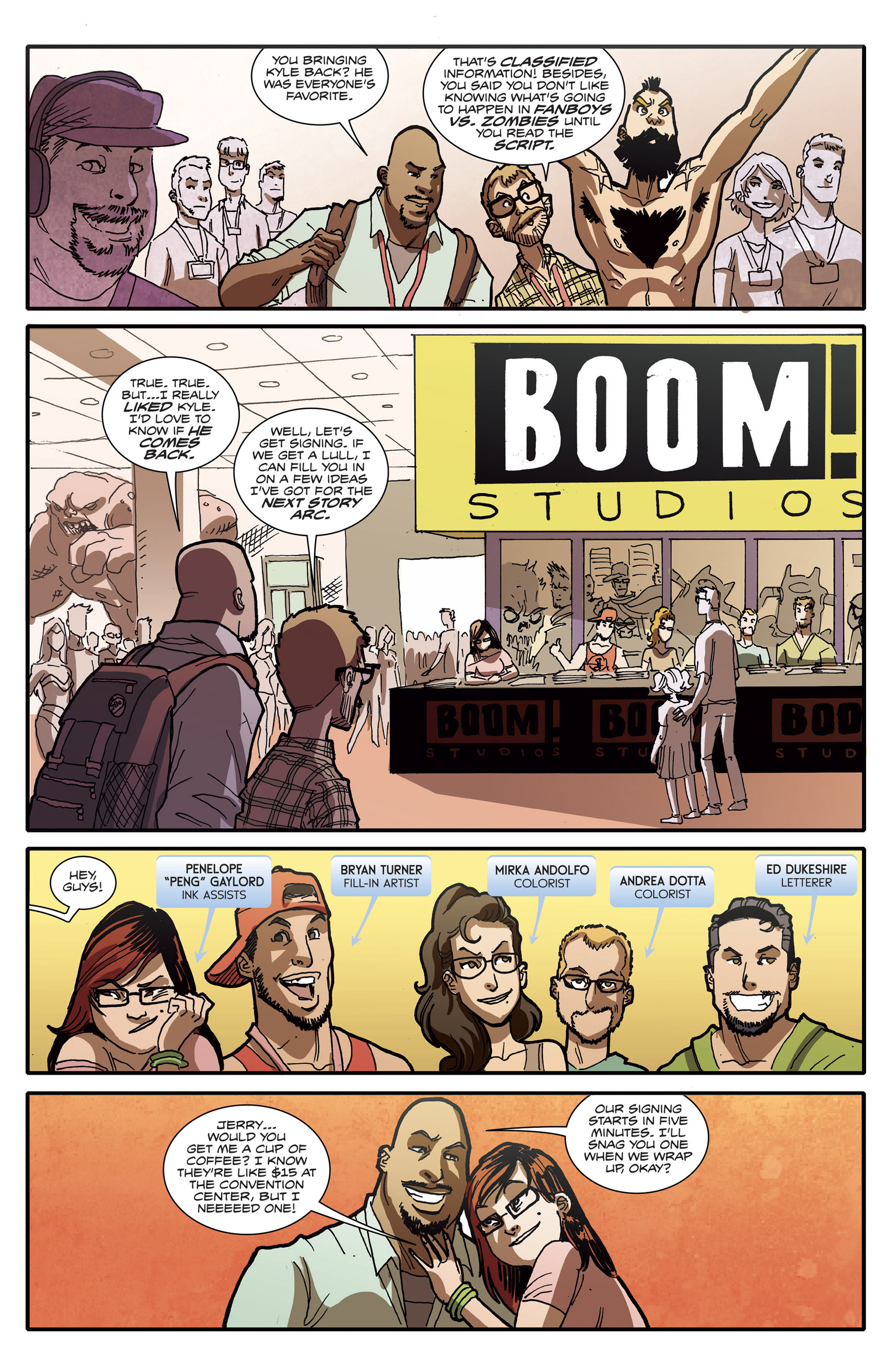 Read online Fanboys vs. Zombies comic -  Issue #20 - 4