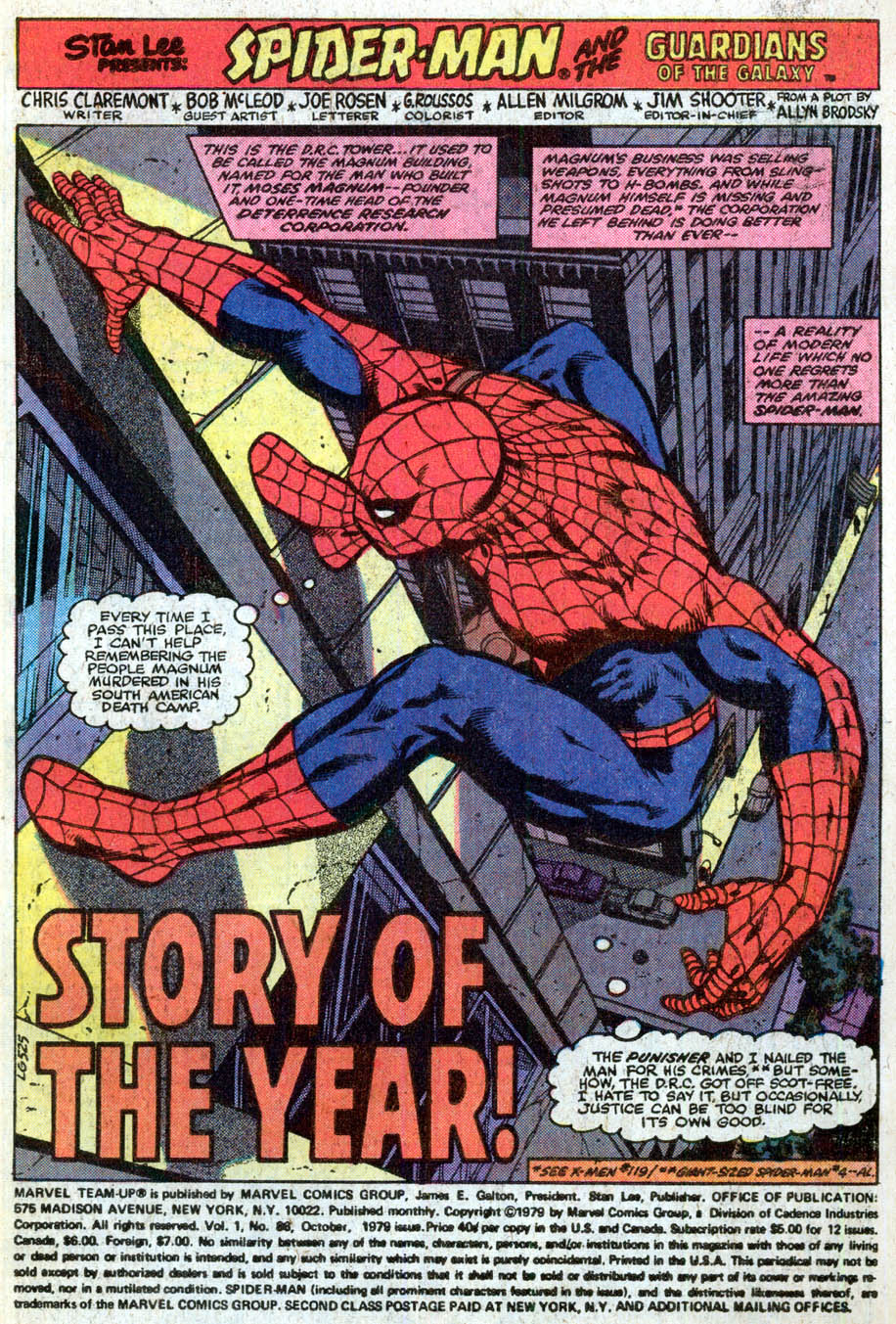Read online Marvel Team-Up (1972) comic -  Issue #86 - 2