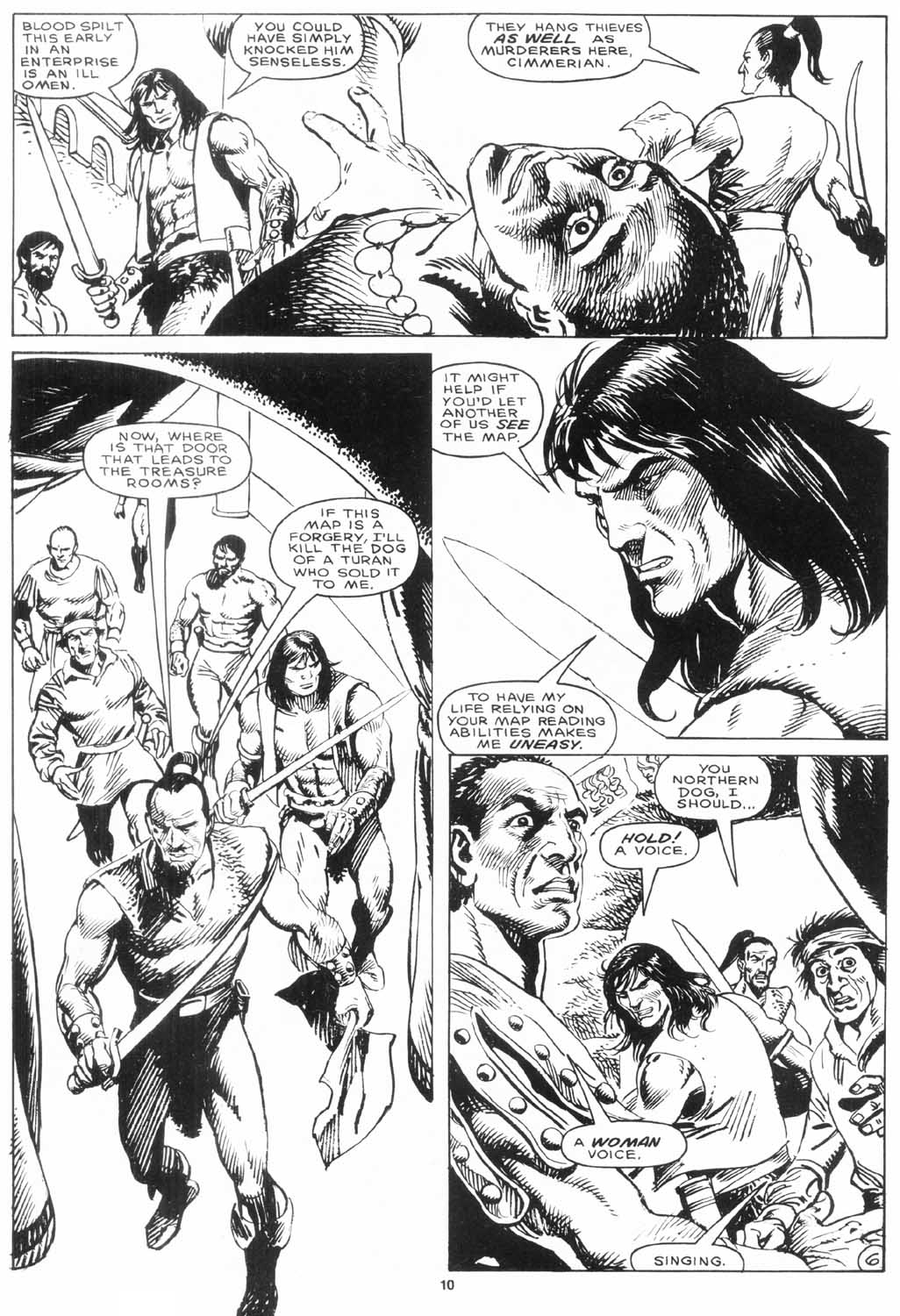 Read online The Savage Sword Of Conan comic -  Issue #156 - 11