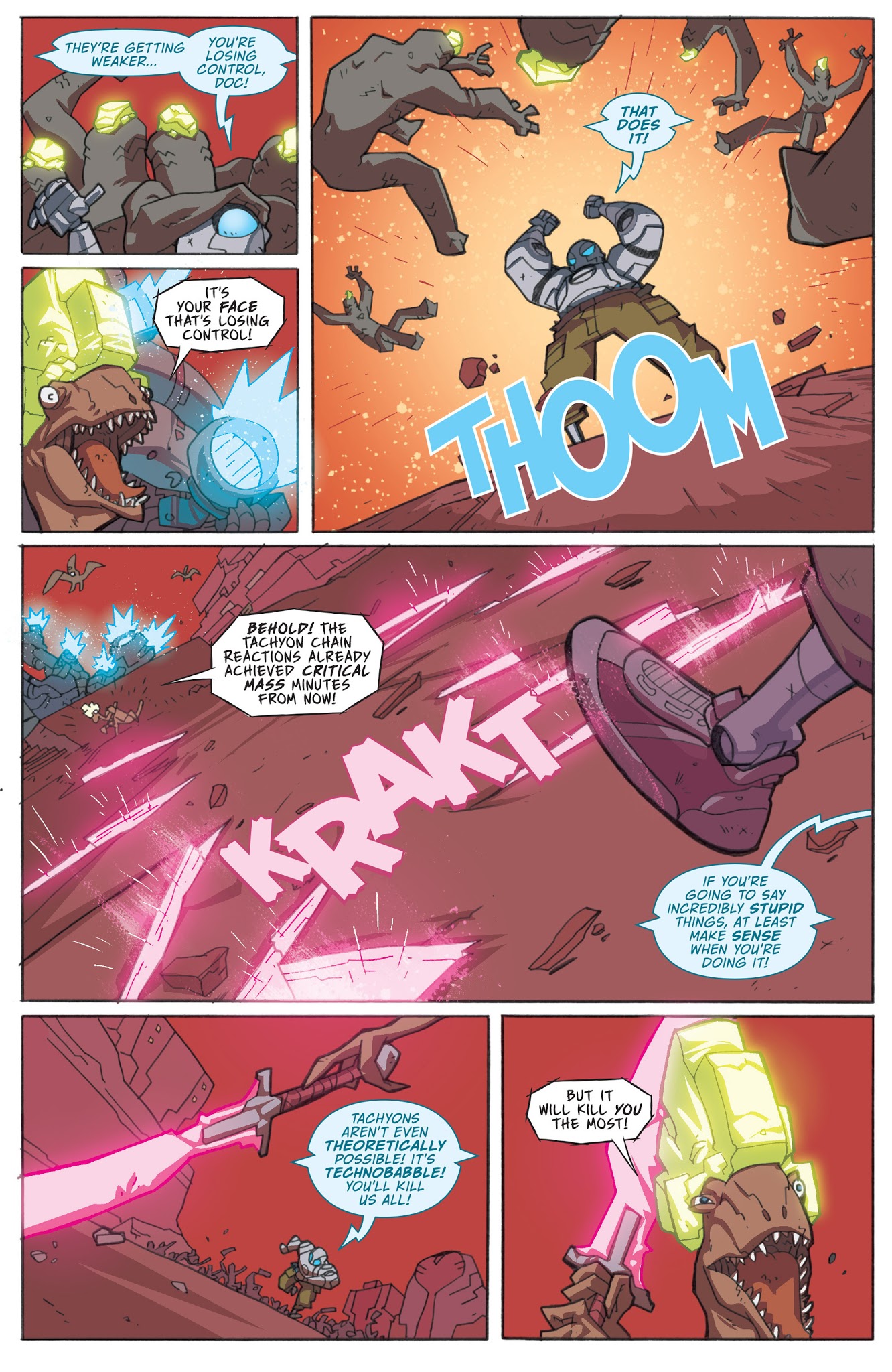 Read online Atomic Robo and the Savage Sword of Dr. Dinosaur comic -  Issue #5 - 4