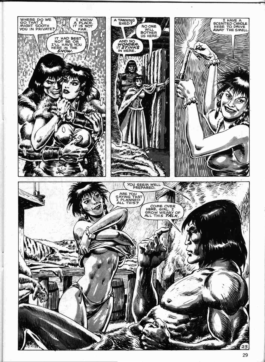Read online The Savage Sword Of Conan comic -  Issue #133 - 28