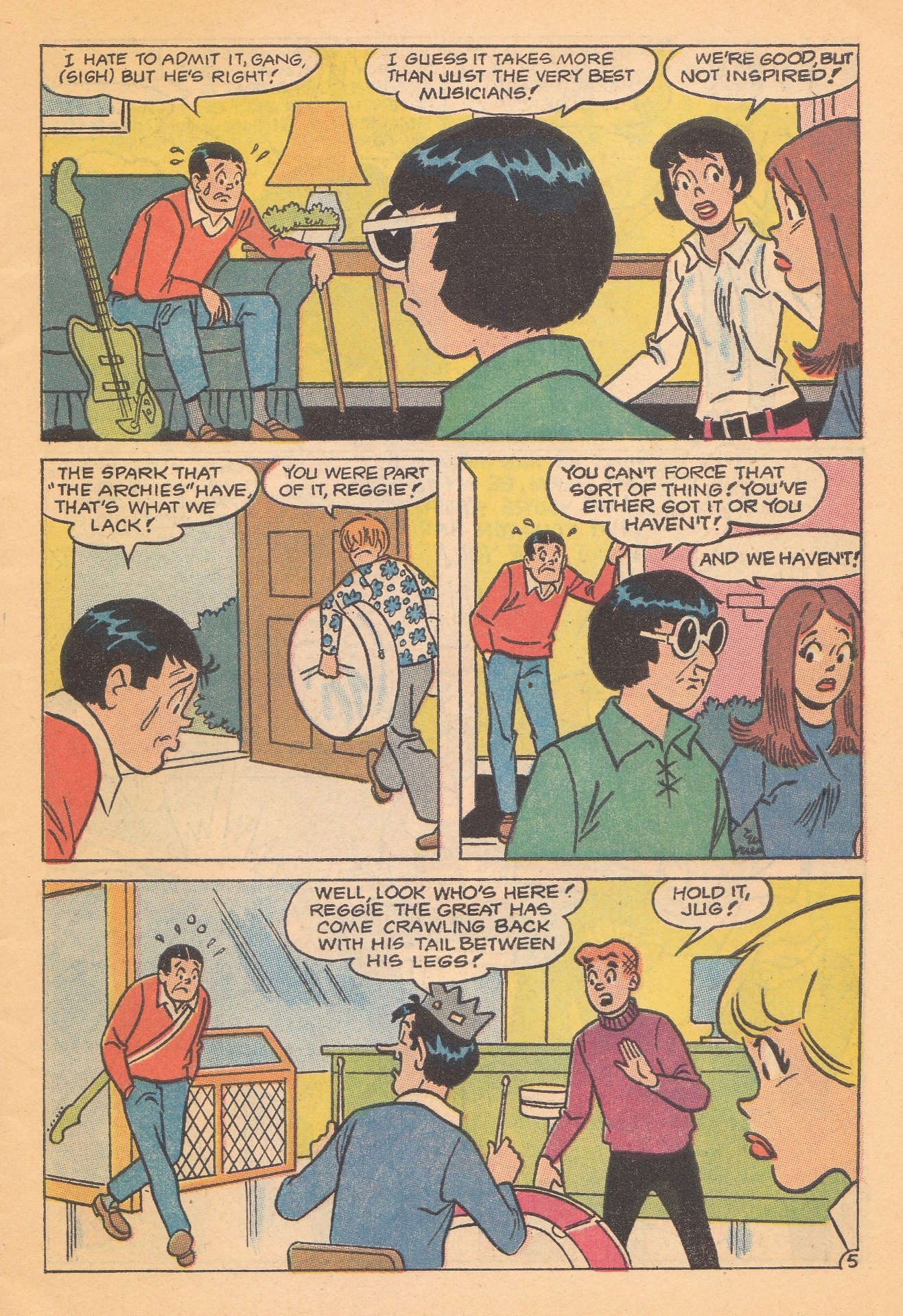 Read online Reggie and Me (1966) comic -  Issue #38 - 7
