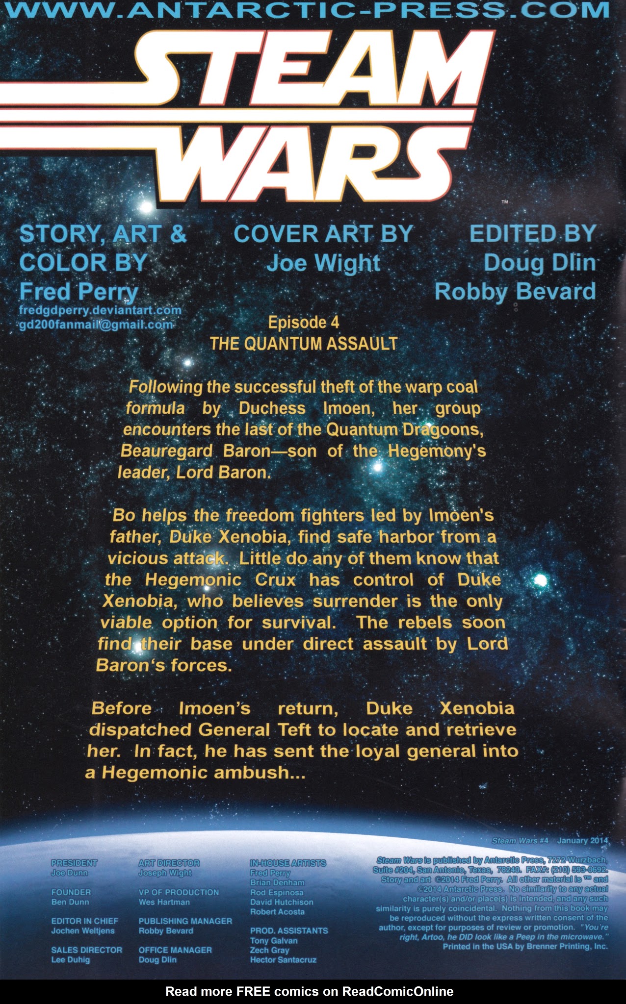 Read online Steam Wars comic -  Issue #4 - 2