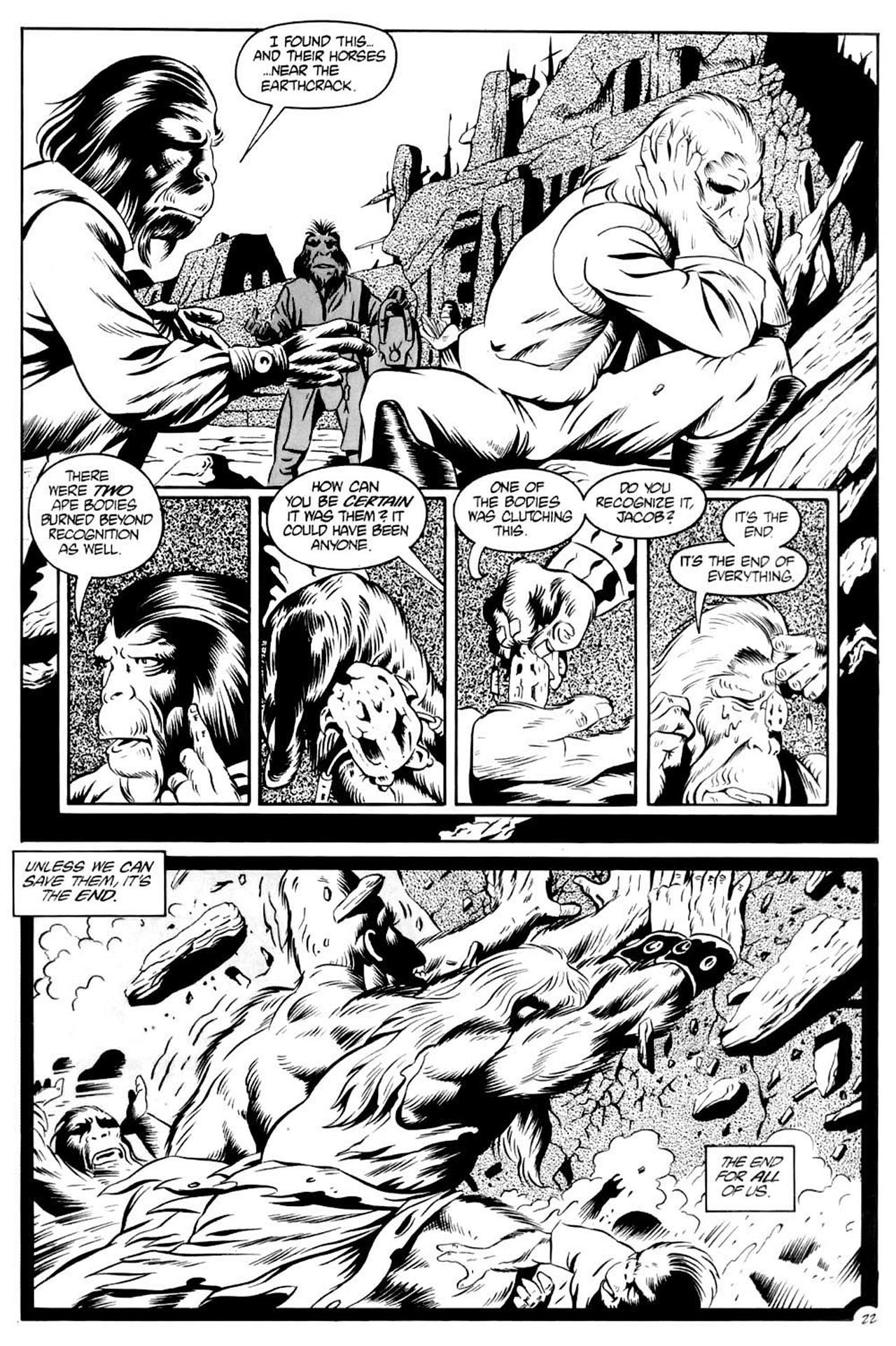 Read online Planet of the Apes (1990) comic -  Issue #7 - 24