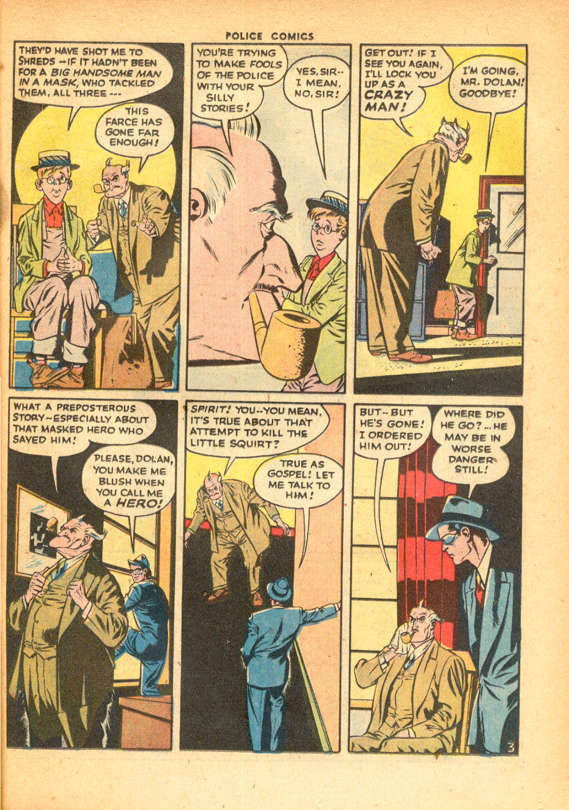 Read online Police Comics comic -  Issue #68 - 35