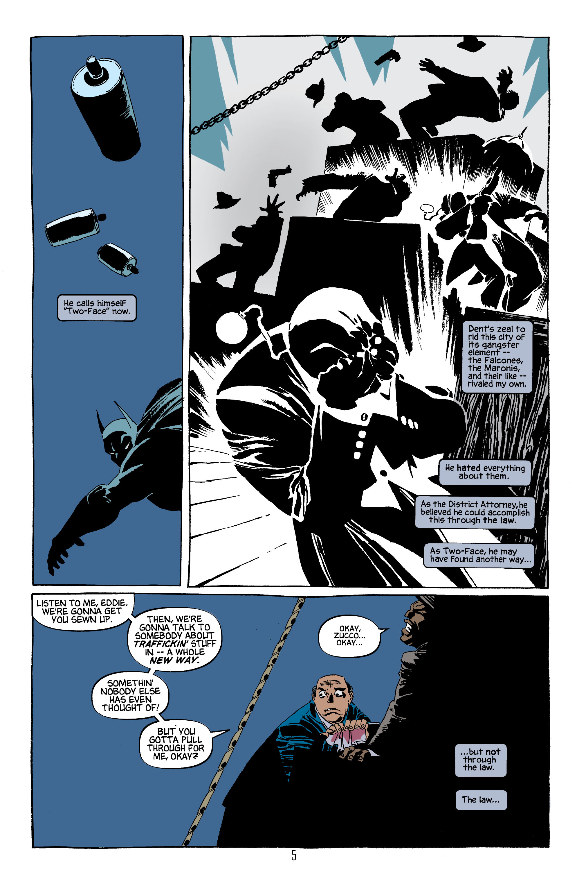 Read online Batman: Dark Victory (1999) comic -  Issue #6 - 6