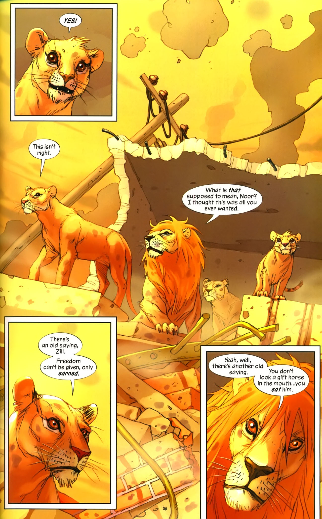 Read online Pride of Baghdad comic -  Issue # Full - 30