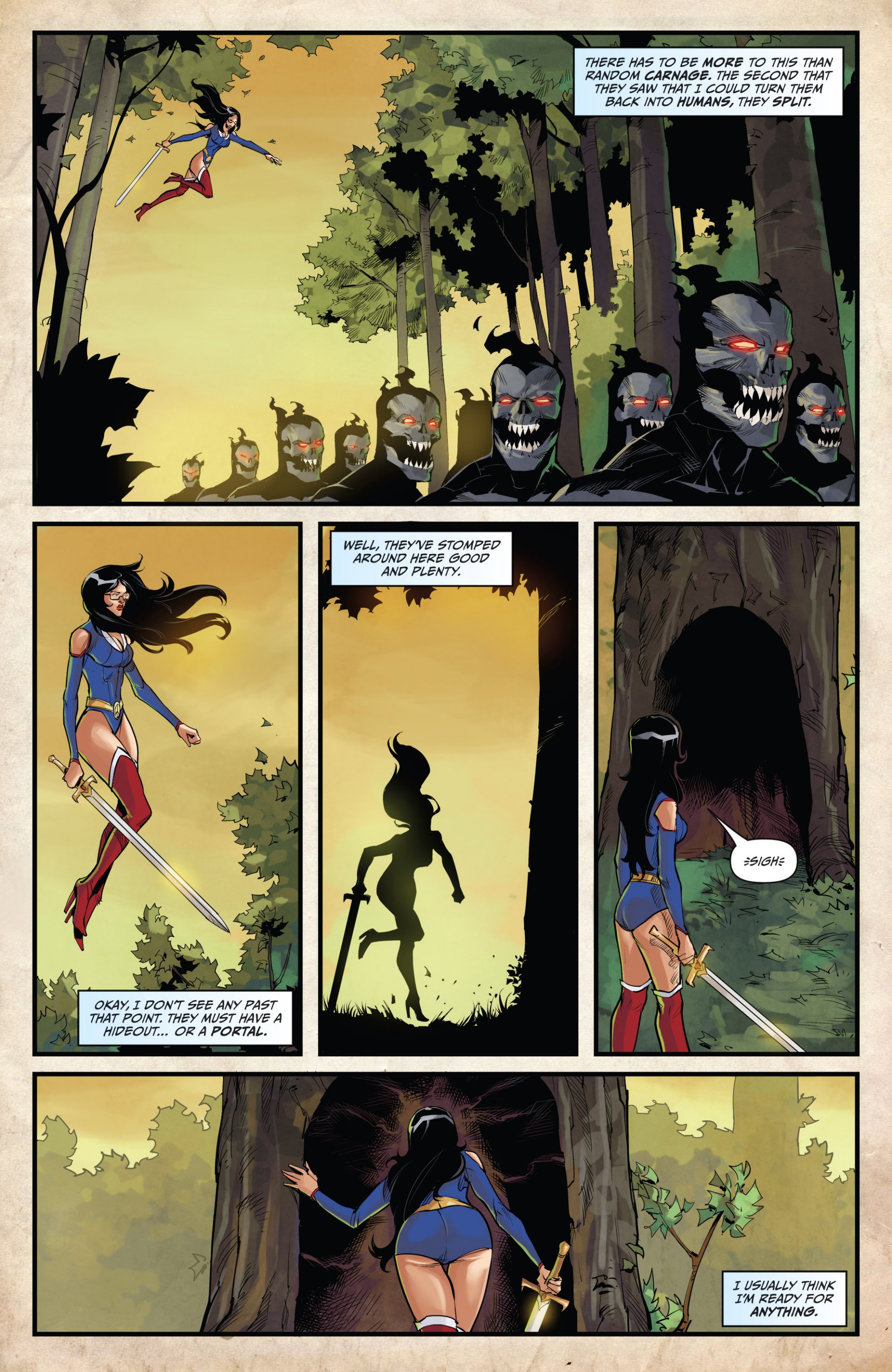 Read online Grimm Fairy Tales vs. Wonderland comic -  Issue #1 - 21