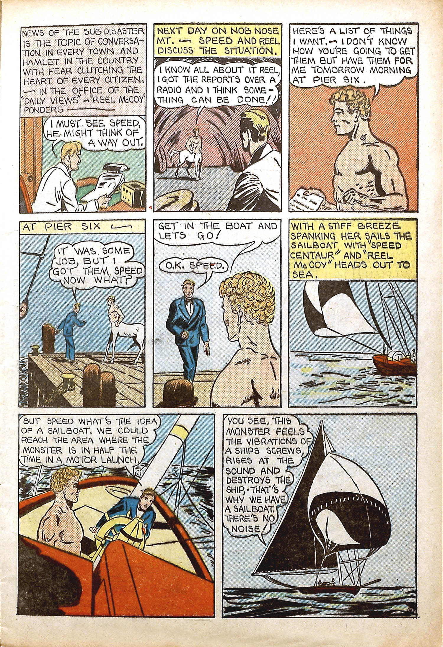 Read online Amazing Mystery Funnies comic -  Issue #23 - 20