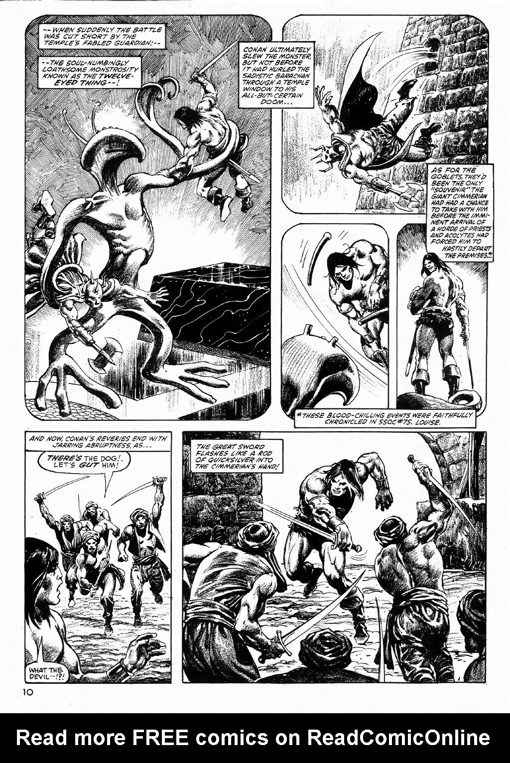 Read online The Savage Sword Of Conan comic -  Issue #82 - 9
