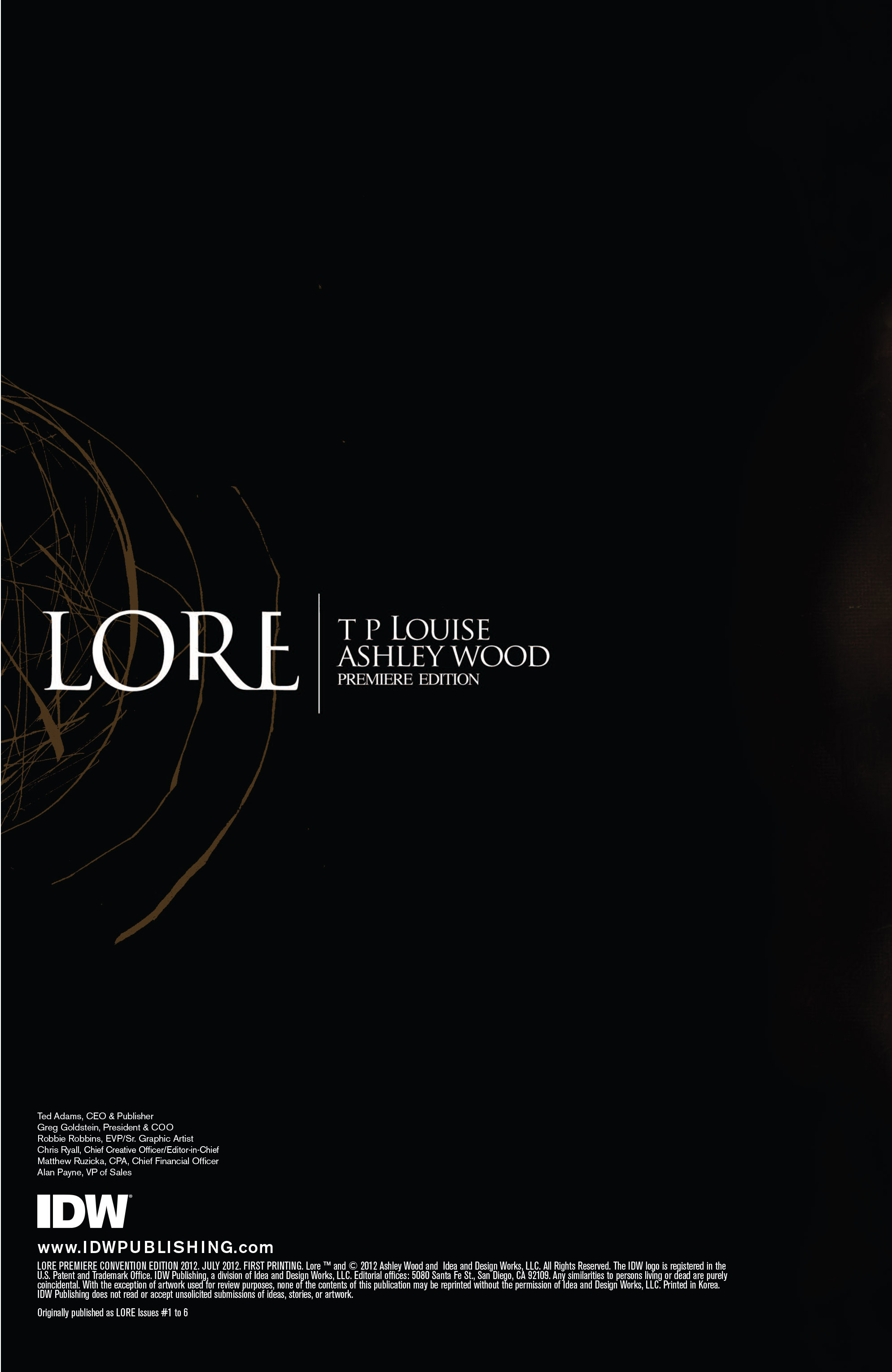 Read online Lore comic -  Issue # _TPB (Part 1) - 2