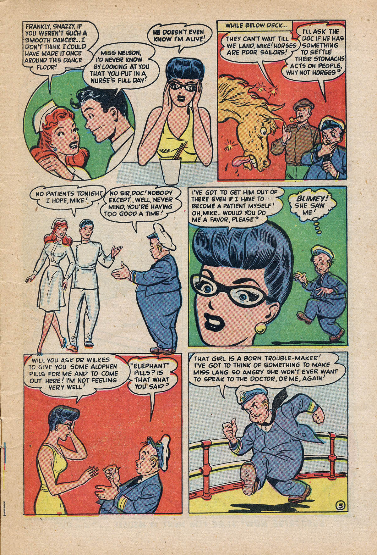 Read online Nellie The Nurse (1945) comic -  Issue #27 - 7