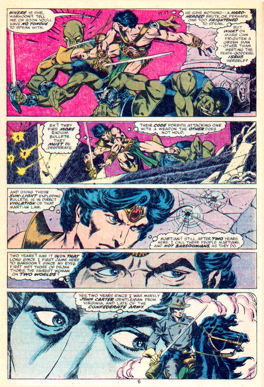 Read online John Carter Warlord of Mars comic -  Issue #1 - 5