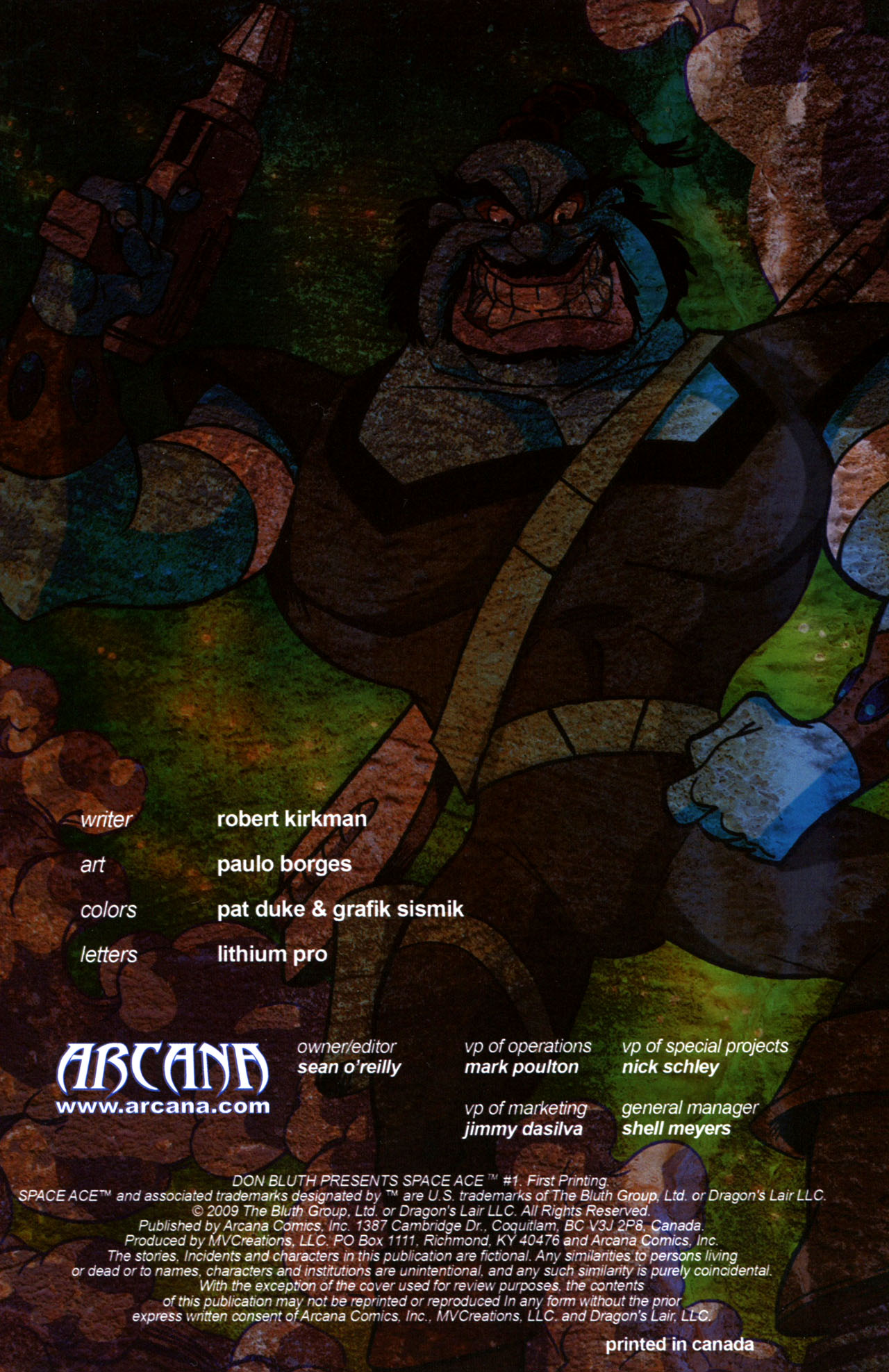 Read online Don Bluth Presents Space Ace comic -  Issue #1 - 2