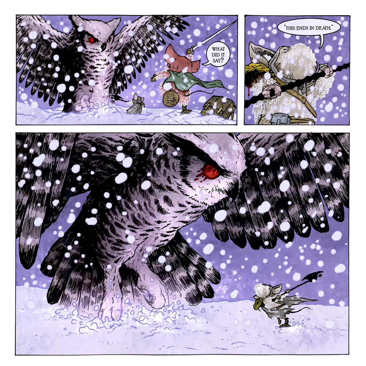 Read online Mouse Guard: Winter 1152 comic -  Issue #4 - 7