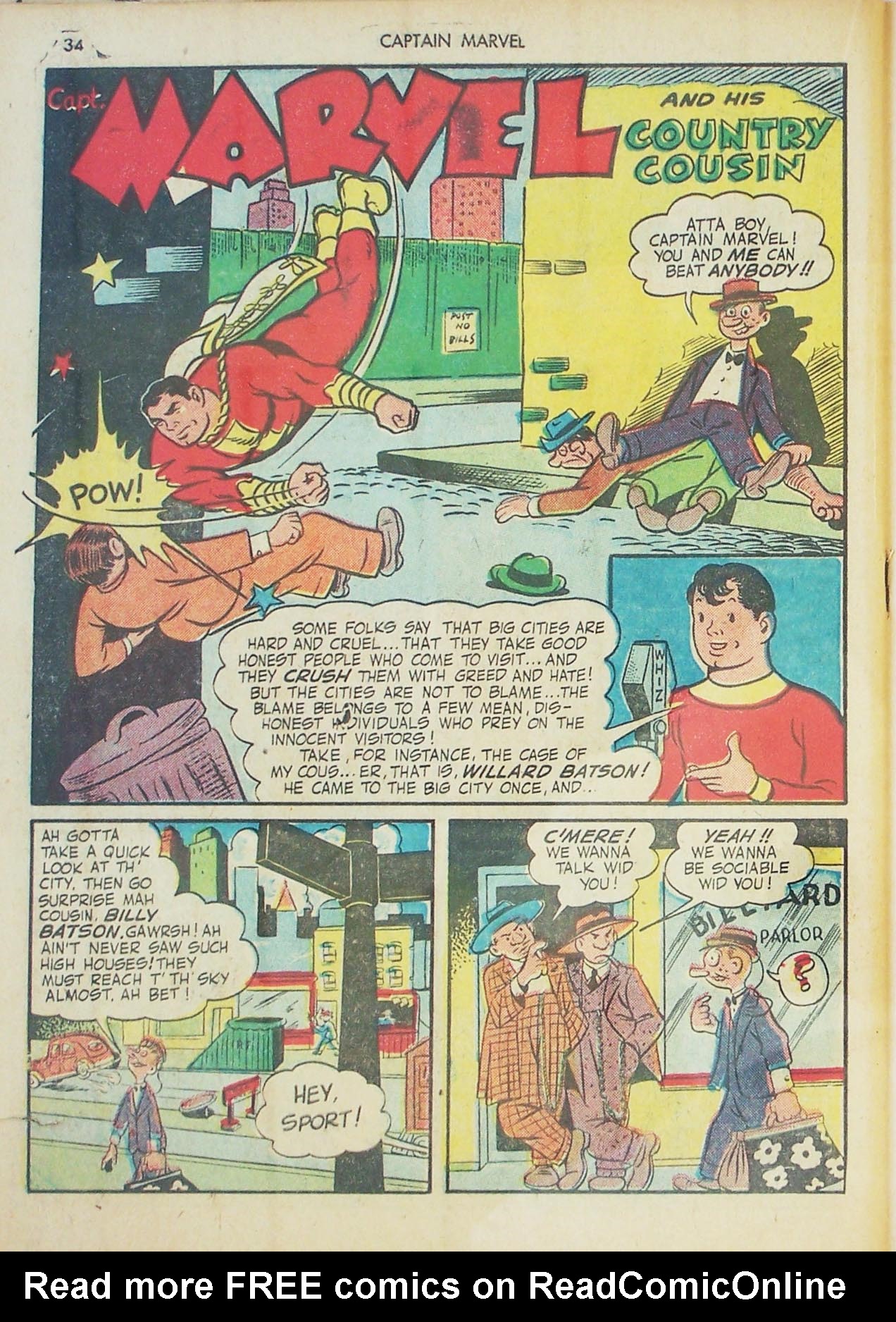 Read online Captain Marvel Adventures comic -  Issue #26 - 35