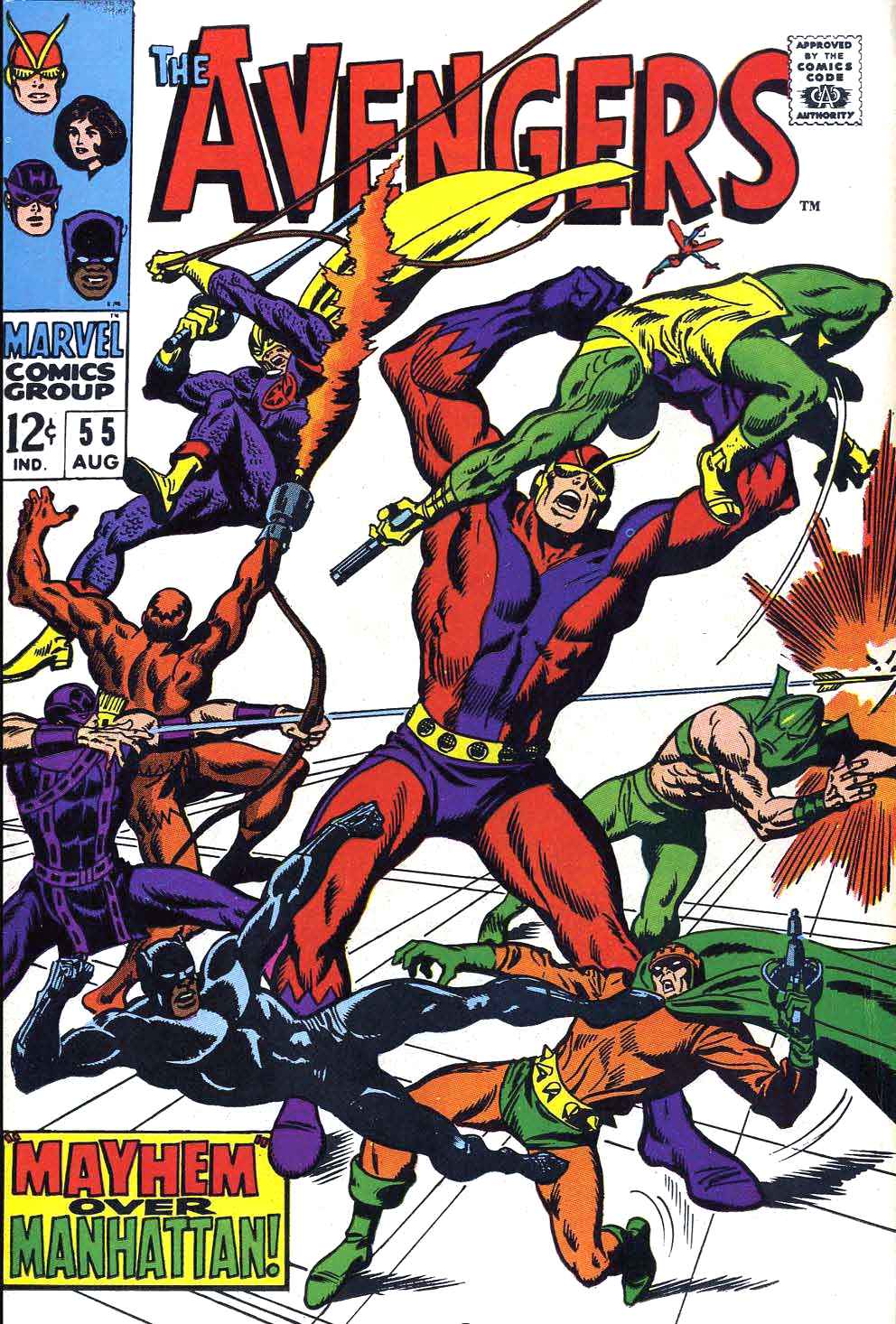 Read online The Avengers (1963) comic -  Issue #55 - 1