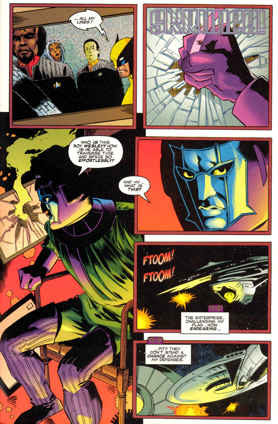 Read online Star Trek: The Next Generation/X-Men: Second Contact comic -  Issue # Full - 48