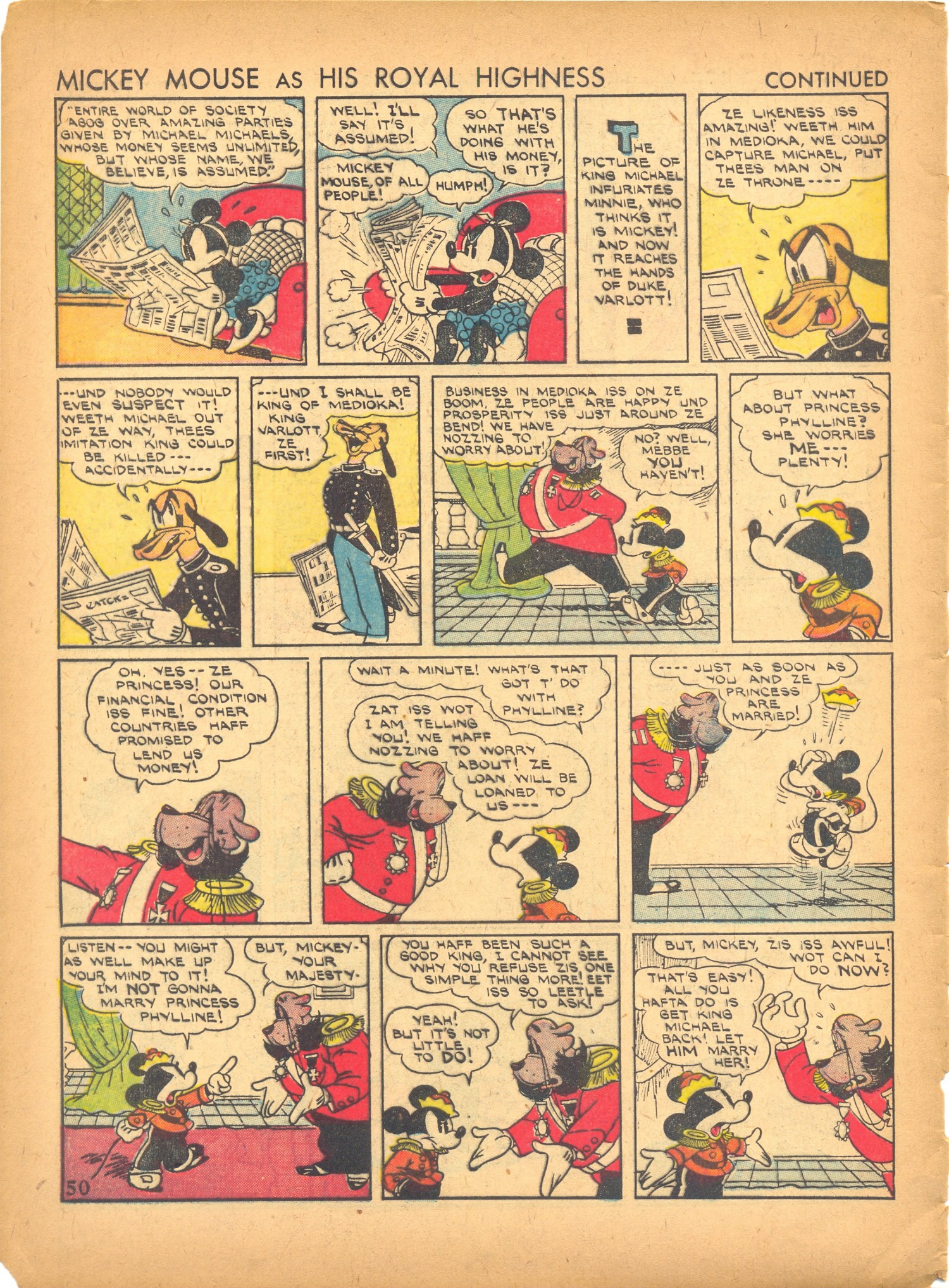 Read online Walt Disney's Comics and Stories comic -  Issue #7 - 52