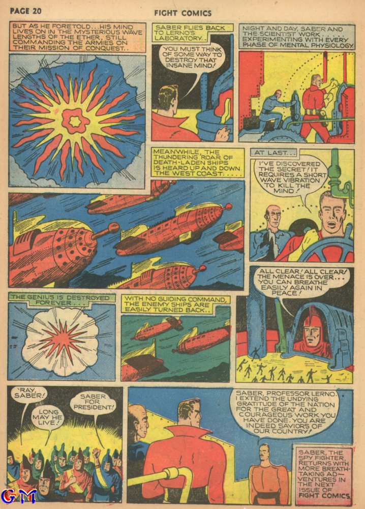 Read online Fight Comics comic -  Issue #11 - 22