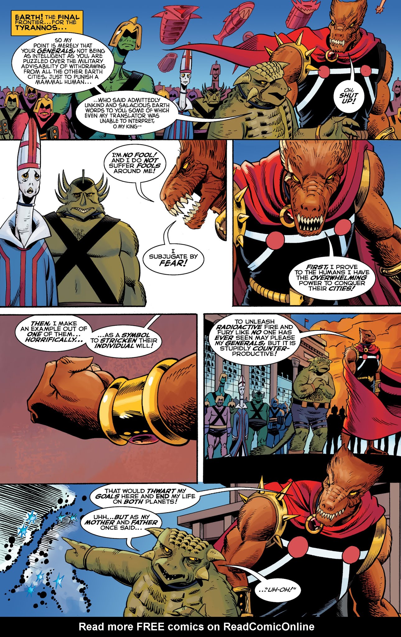 Read online Dinosaucers comic -  Issue #4 - 18
