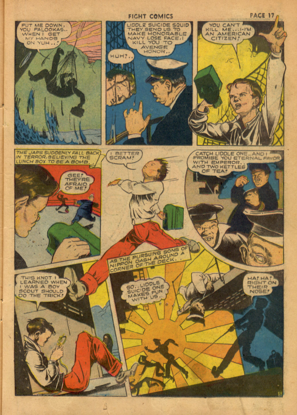 Read online Fight Comics comic -  Issue #19 - 19