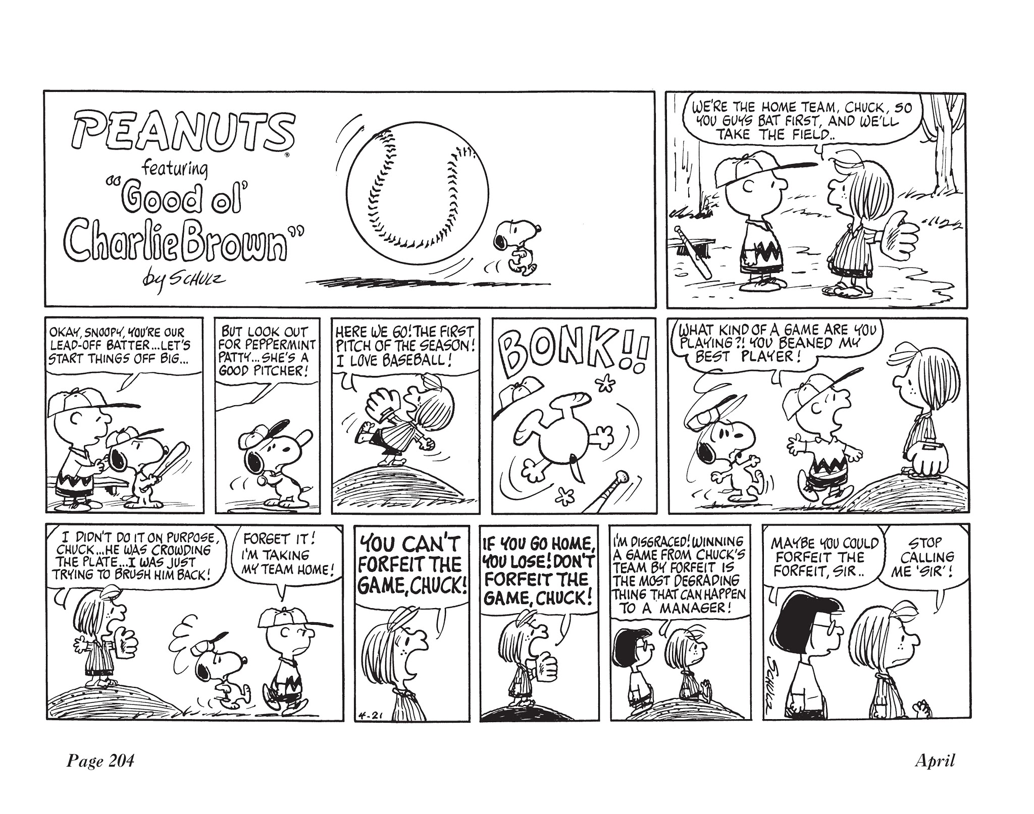 Read online The Complete Peanuts comic -  Issue # TPB 12 - 218