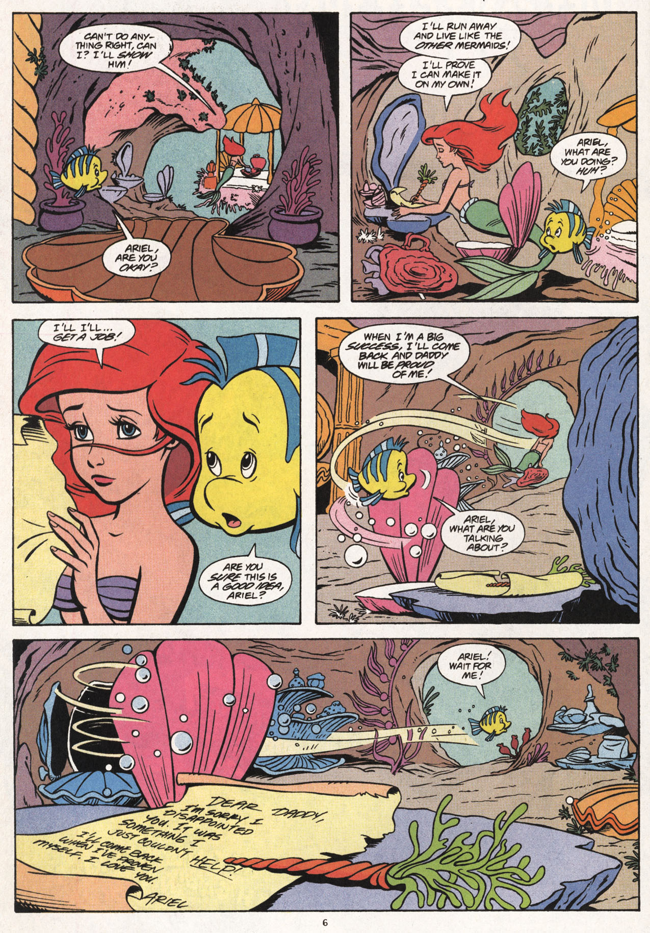 Read online Disney's The Little Mermaid comic -  Issue #1 - 8