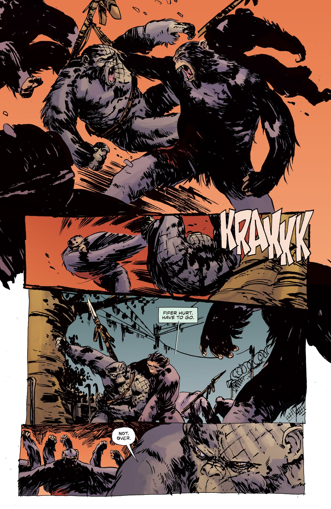 Read online Dawn of the Planet of the Apes comic -  Issue # TPB - 58