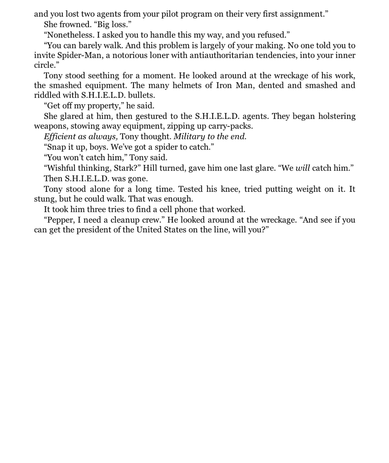 Read online Civil War Prose Novel comic -  Issue # TPB (Part 2) - 49