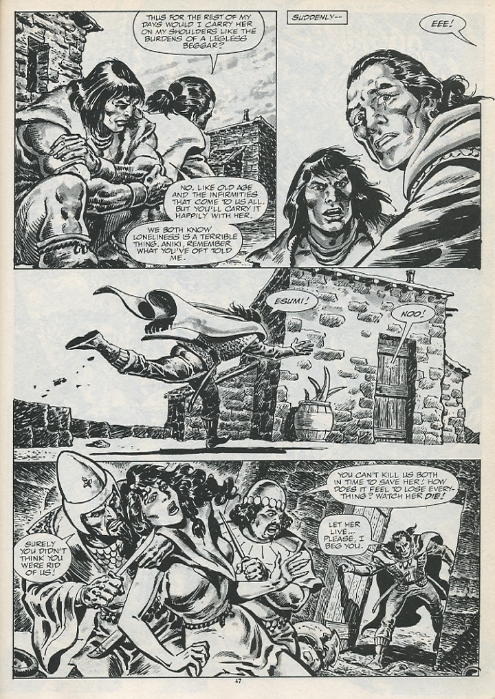 Read online The Savage Sword Of Conan comic -  Issue #187 - 49