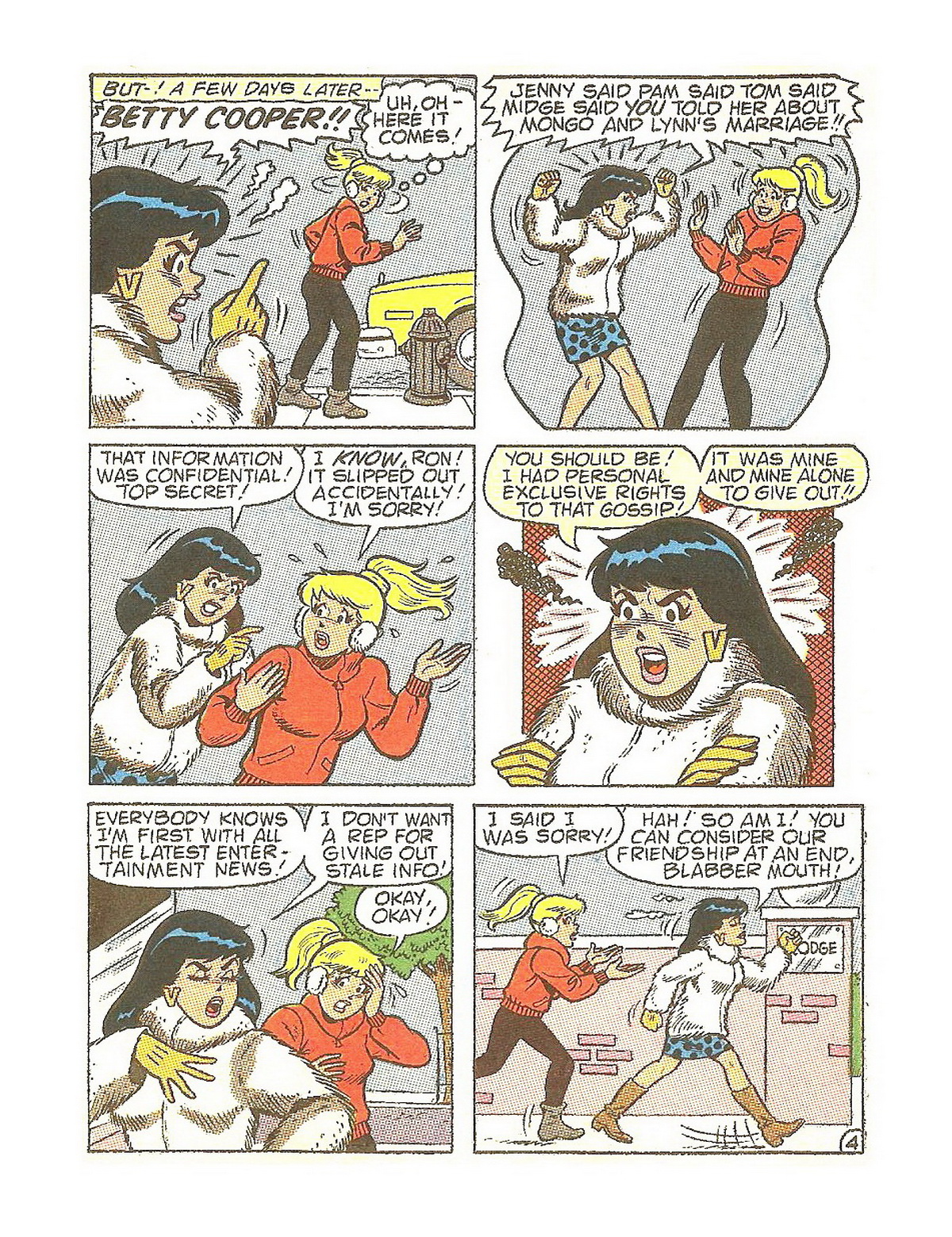 Read online Betty and Veronica Digest Magazine comic -  Issue #29 - 6