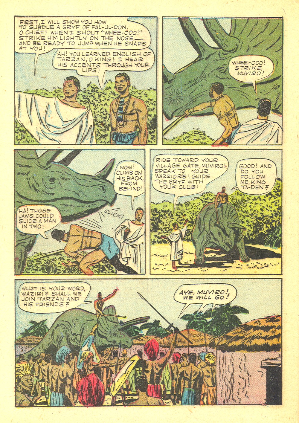Read online Tarzan (1948) comic -  Issue #24 - 32