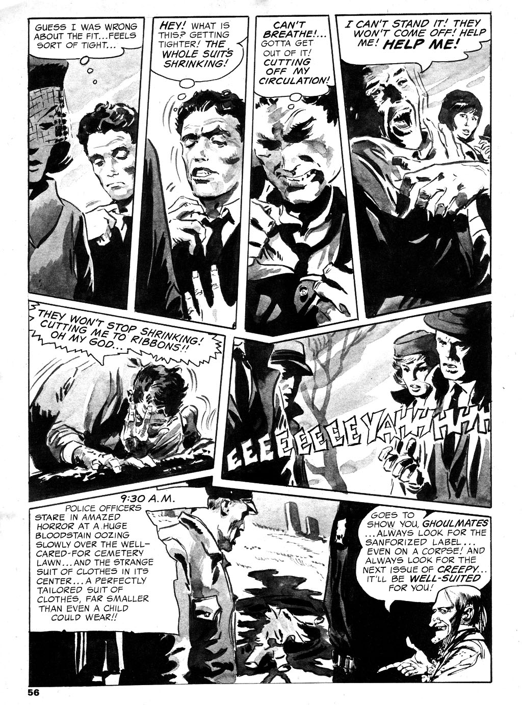 Read online Creepy (1964) comic -  Issue #8 - 56