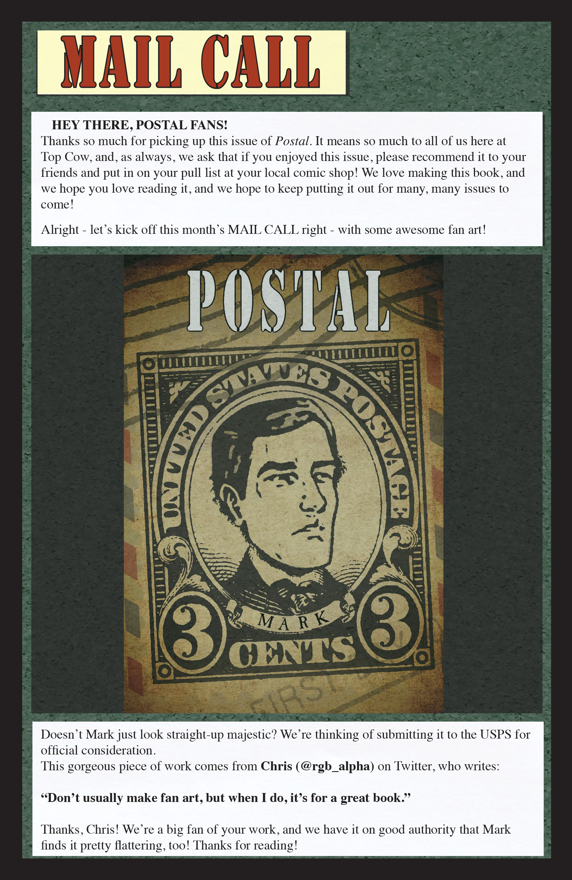 Read online Postal comic -  Issue #7 - 24