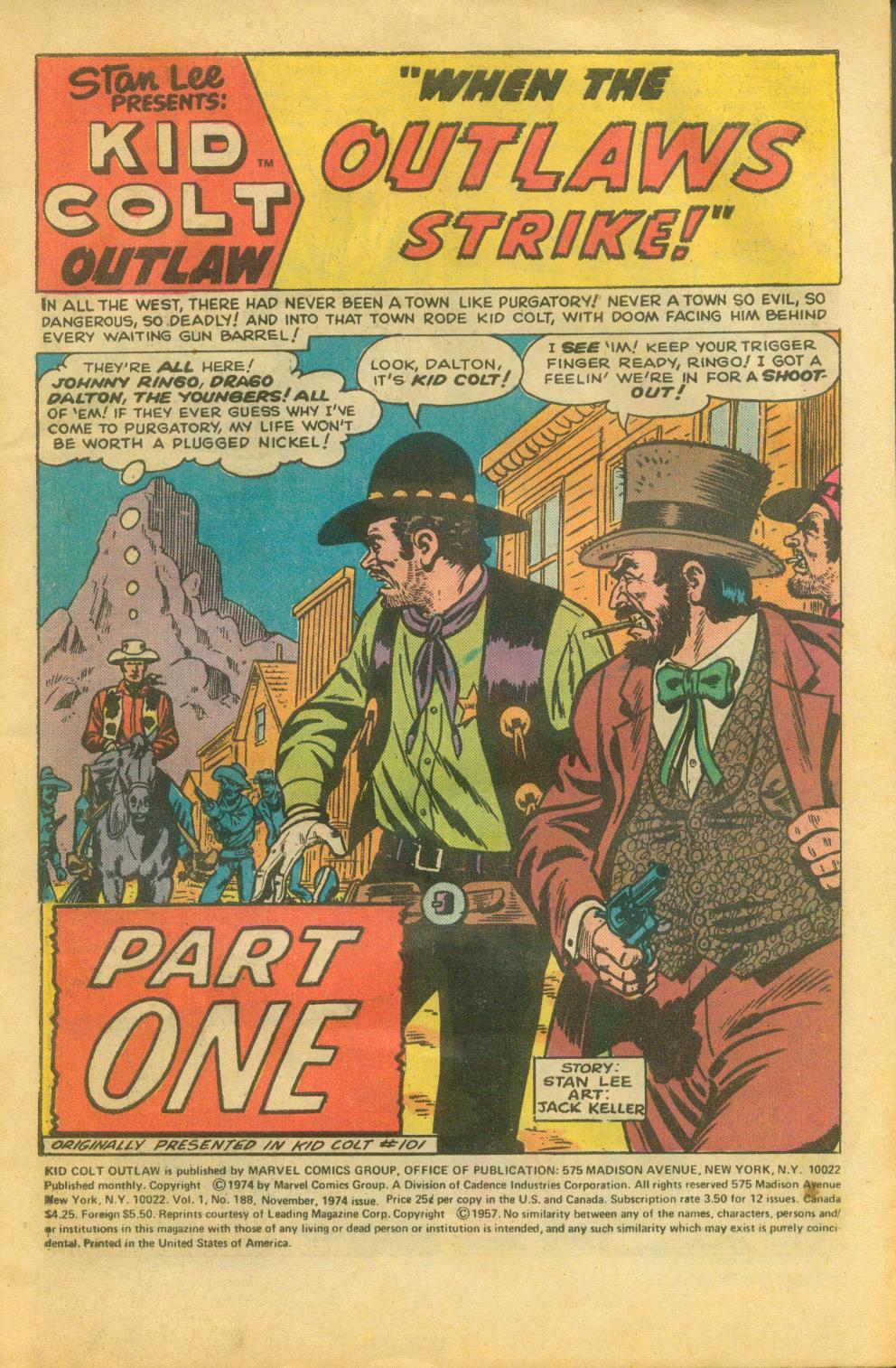 Read online Kid Colt Outlaw comic -  Issue #188 - 3