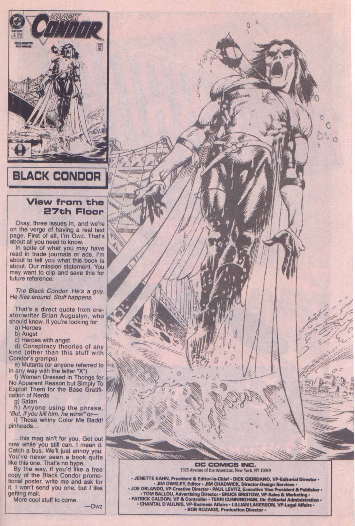 Read online Black Condor comic -  Issue #3 - 23