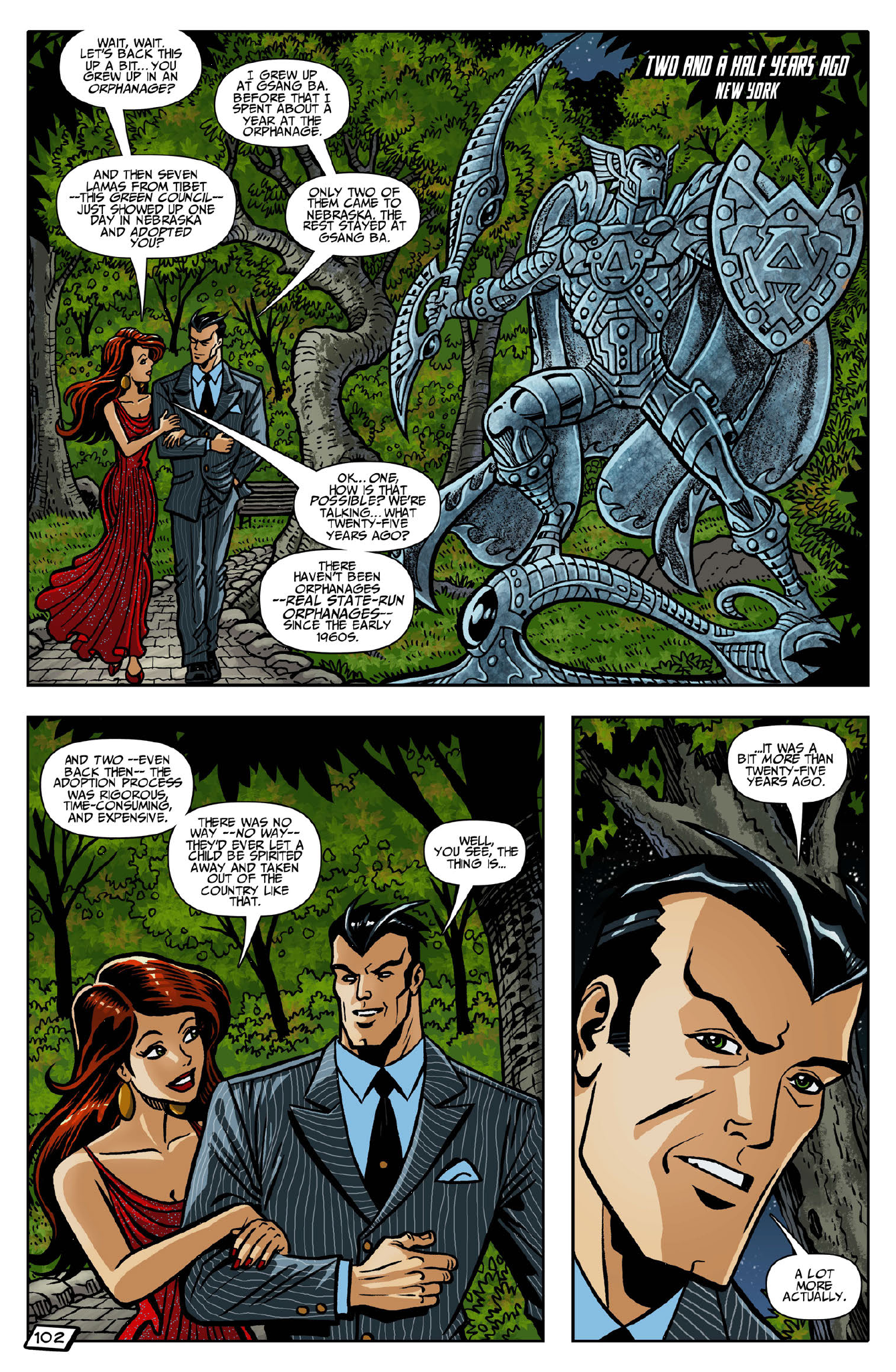 Read online John Aman Amazing Man comic -  Issue #5 - 8