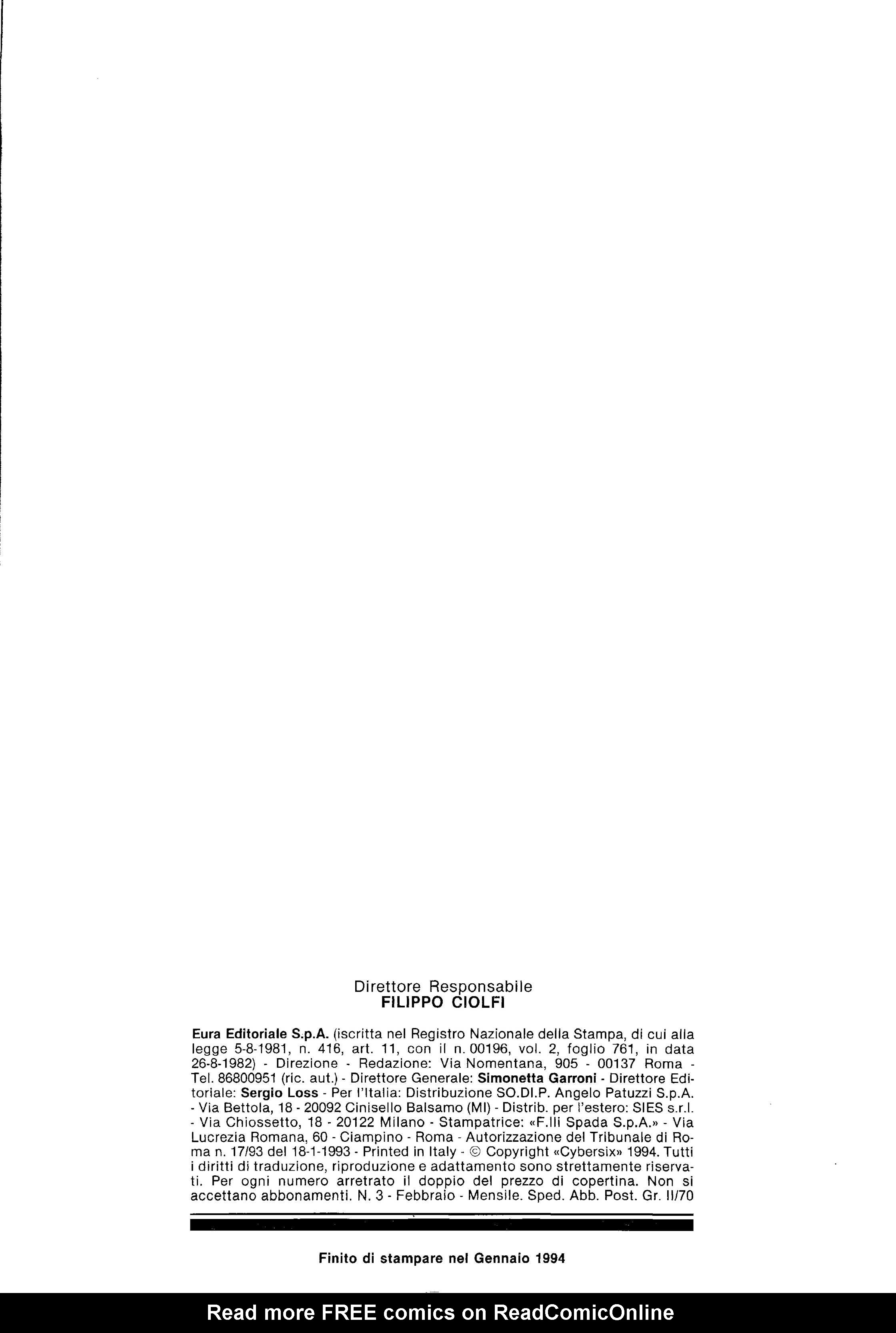 Read online Cybersix comic -  Issue #3 - 99